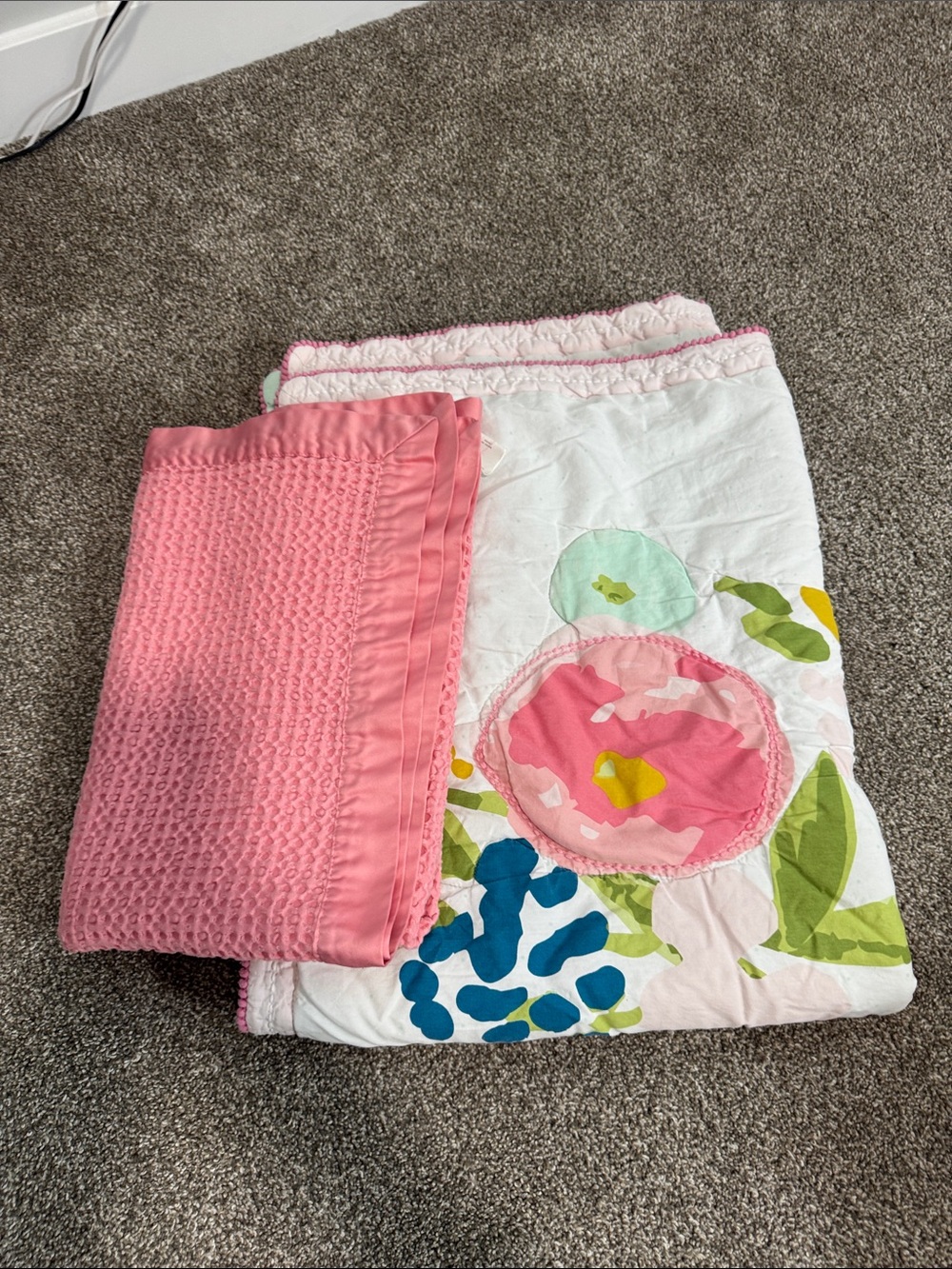 Cloud Island Baby girl blankets